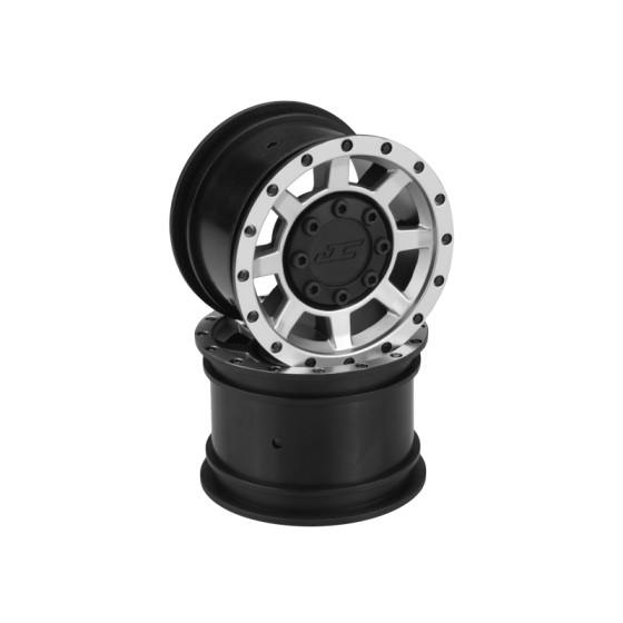 Jconcepts Vengeance - 2.2 Axial Yeti 12mm glue-on wheel w/ caps & adaptors - 4pc.
