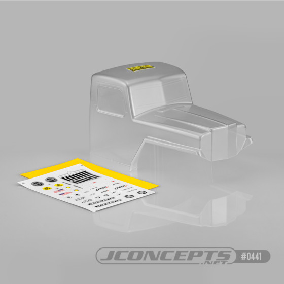 JConcepts JCI CreepER, cab only 12.3 wheelbase (Fits Traxxas TRX-4 Sport, Enduro, Axial 12.3 wheelbase)
