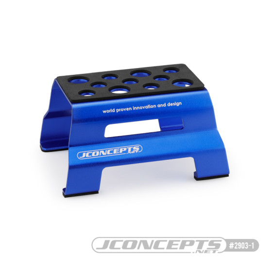 JConcepts metal car stand - blue