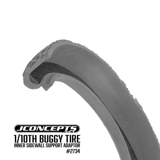 JConcepts 1/10th buggy tire inner sidewall support adaptor