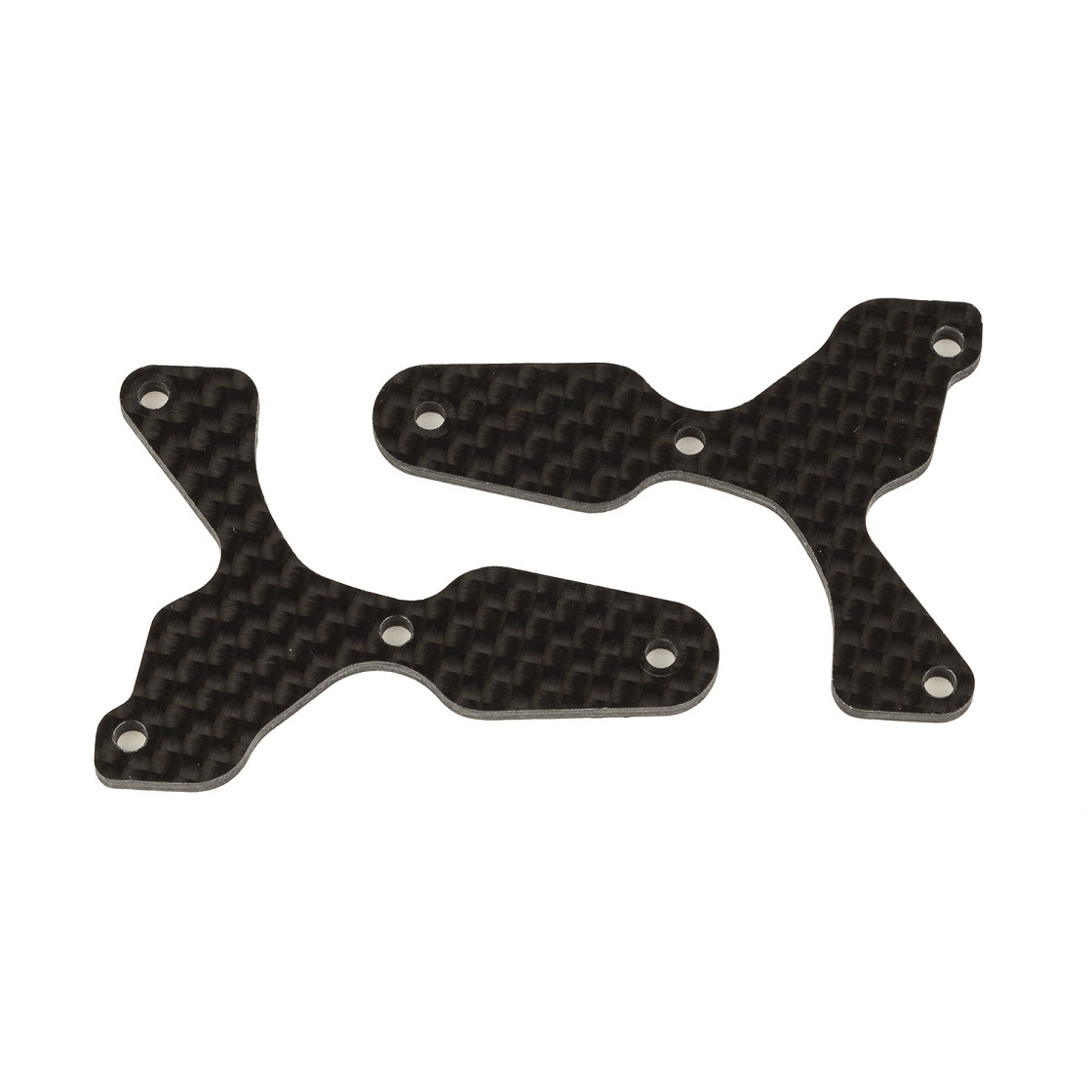 Team Associated RC8B4 FT front lower suspension arm inserts, carbon f ...