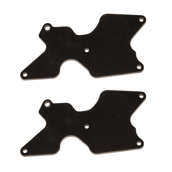 Team Associated RC8B4 FT rear suspension arm inserts, G10, 2.0 mm