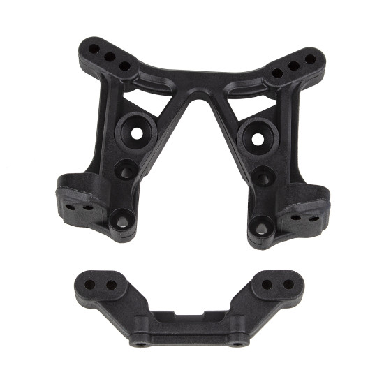 Team Associated DR10M Front Shock Tower and Rear Ballstud Mount