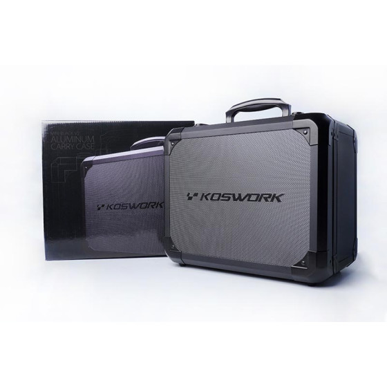 Koswork Mini Black V2 Aluminum Carry Case (w/Sanwa MT44/MT5 foam)