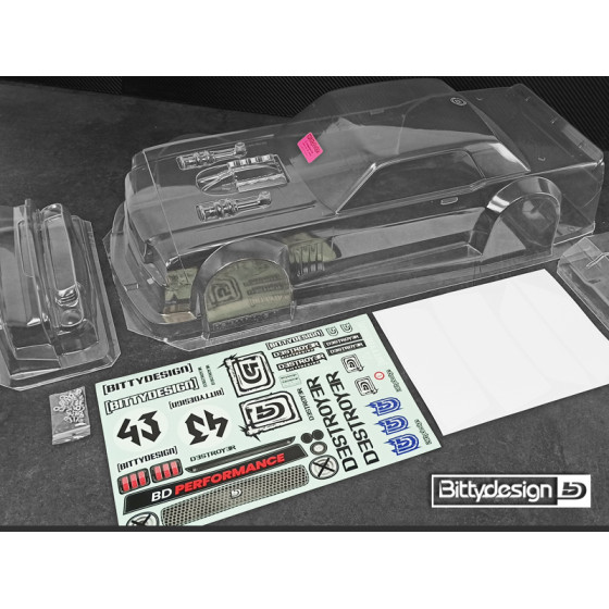 Bittydesign Destroyer Clear Body Shell for ARRMA Infraction | Limitless1/7 RTR