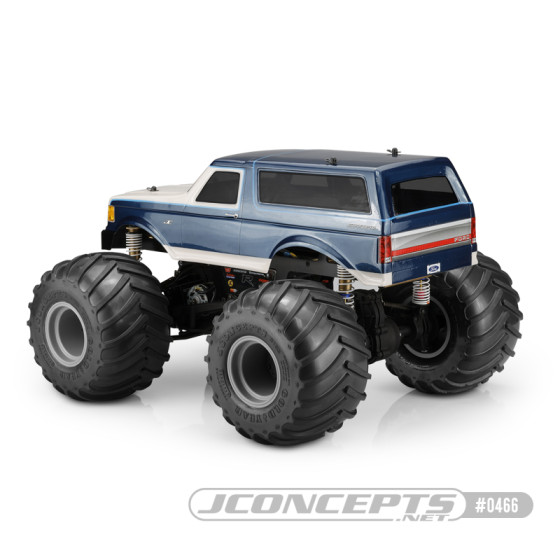 JConcepts 1989 Ford Bronco monster truck body (Fits - 7 width & 10.5 wheelbase)