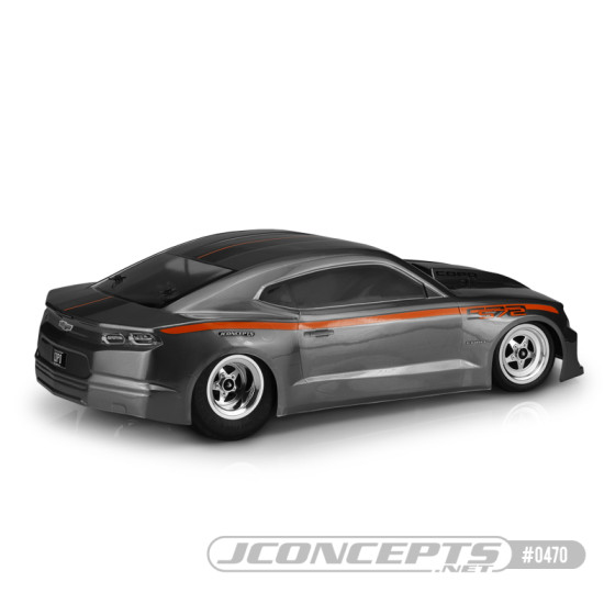 JConcepts 2022 Chevrolet Copo Camaro, drag racing body (Fits ? DR10, DR10M, 22S, Drag Slash - 11.00 width & 13 wheelbase)