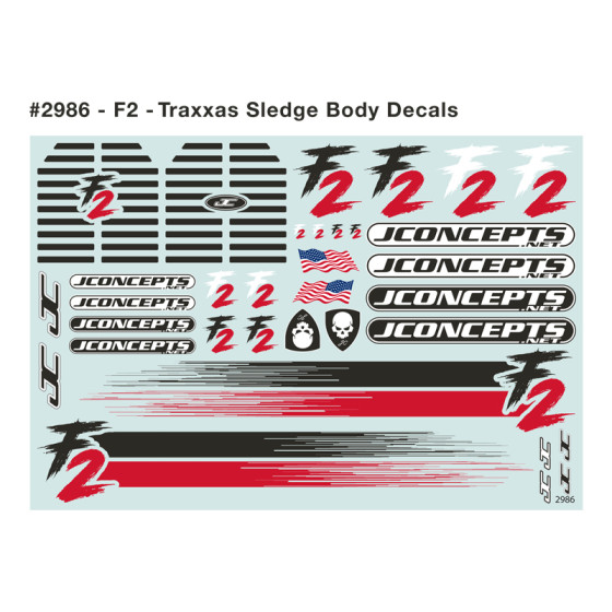 JConcepts F2 - Traxxas Sledge body