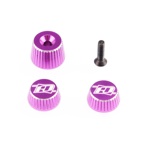 Revolution Design M17 Dial and Nut Set (purple)