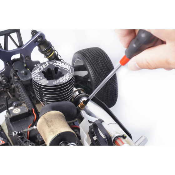 Koswork Flat Head Engine Tuning Screwdriver 4.0x125mm (205mm)