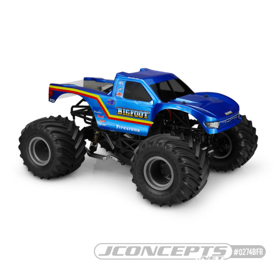JConcepts 2010 Ford Raptor, BIGFOOT Racer body (Fits ? Losi LMT, Axial SMT10)