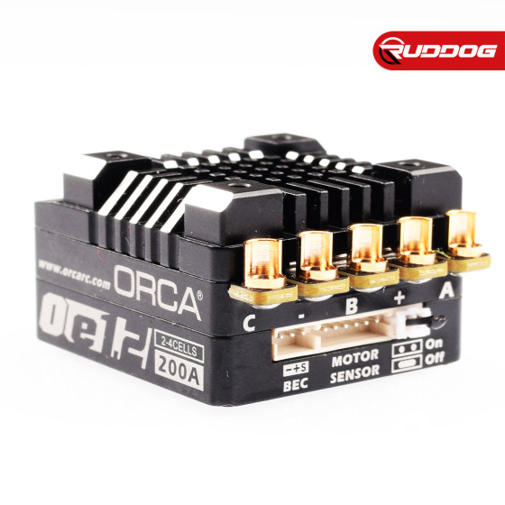 ORCA OE1.2 2-4S 200A ESC Brushless Speed Controller