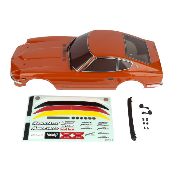 Team Associated APEX2 Sport, Datsun 240Z Body, 918 orange