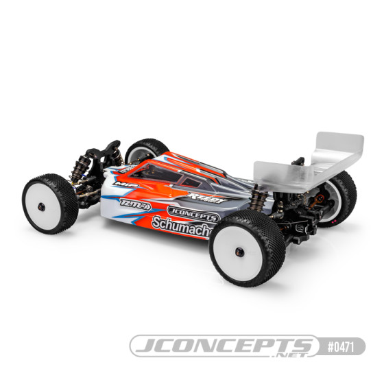 JConcepts S2 - Schumacher Cat L1R body w/ Carpet | Turf wing