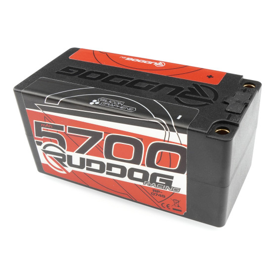 RUDDOG Racing 5700mAh 150C/75C 15.2V Short 4S LiPo-HV Battery
