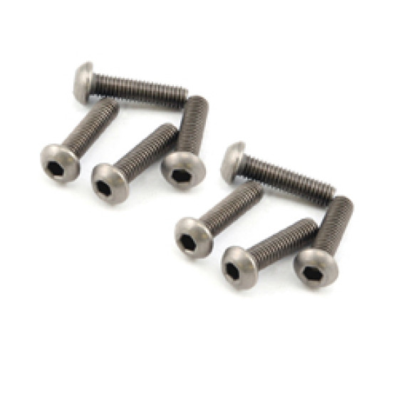 Brilliant RC Hex. buttonhead screw titanium M3x12 (8)