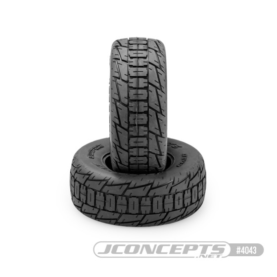 JConcepts Swiper - Aqua (A2) compound, 1/8th | SCT dirt oval tire (Fits - #3421 and SCT wheel)