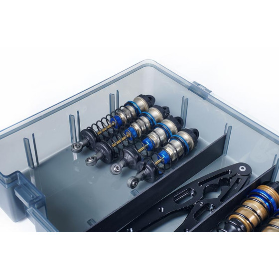 Koswork Buggy Shock Parts Box (w/KOS32108) 245x175x56mm