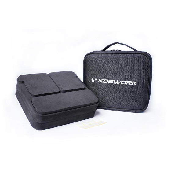 Koswork 260x230x95mm Engeine & Pipe Set Hard Frame Bag V2 (w/EVA hard foam)