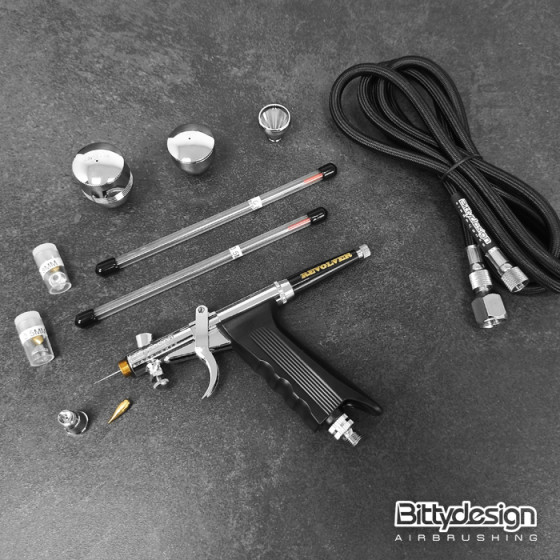 Bittydesign Revolver gravity-feed airbrush trigger (All Purpose)