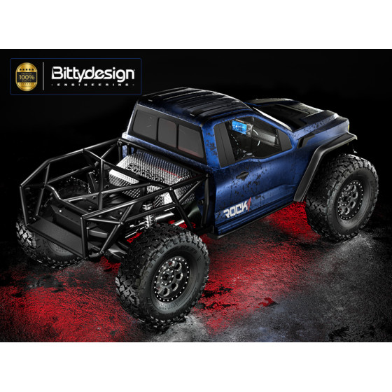 Bittydesign ROCK1 1/10 clear body for all 313mm wheelbase Rock Crawler models, Pre-Cut, 1mm, only cab
