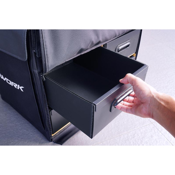 Koswork 1/8 & 1/10 Pit Bag V2 Cardboard Box Frame Version (Top Open design, w/KOS32120-510BK Lid)