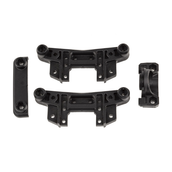 Team Associated SR7 Shock Tower and Rear Bearing Support Set