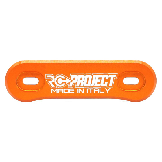 RC-Project One Piece Wing Button in Ergal 7075 T6 Orange