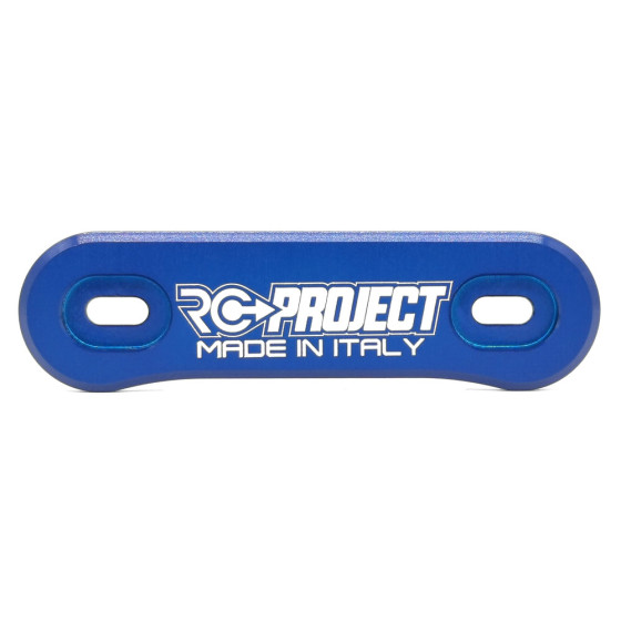 RC-Project One Piece Wing Button in Ergal 7075 T6 Blue