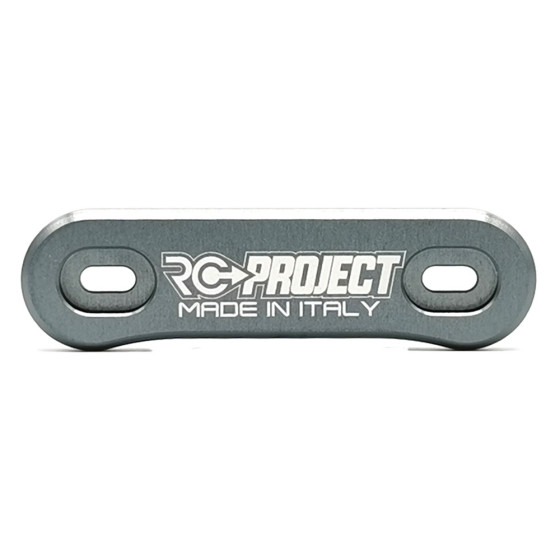 RC-Project One Piece Wing Button in Ergal 7075 T6 Grey