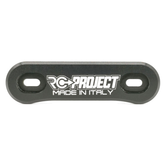 RC-Project One Piece Wing Button in Ergal 7075 T6 Black