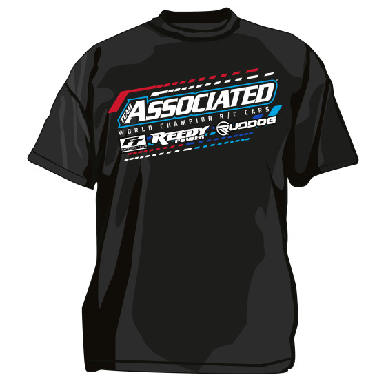 Team Associated W23 T-Shirt, black, L