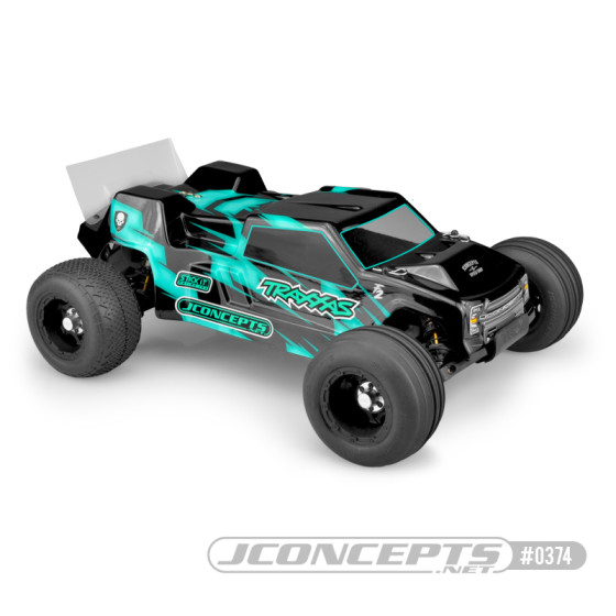 Jconcepts F2 - Rustler VXL body w/ rear spoiler