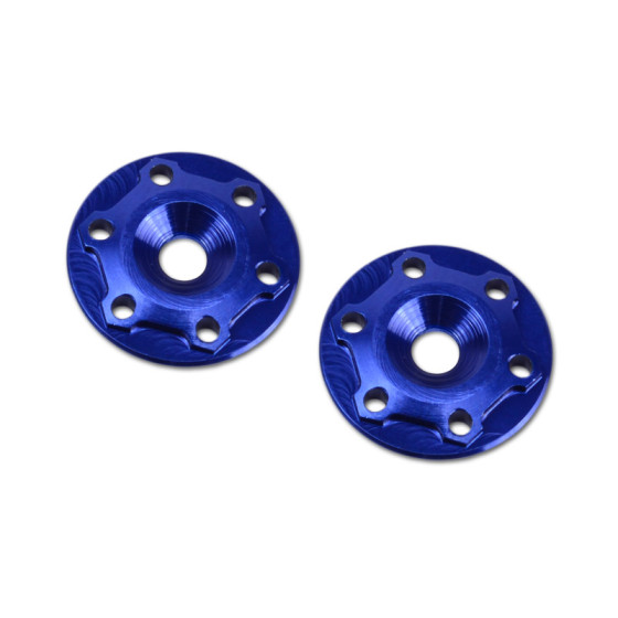 Jconcepts Finnisher - 1/8th buggy / truck - screw-in type aluminum wing button - blue