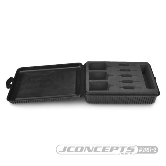 Jconcepts motor / rotor box w/ foam liner - black