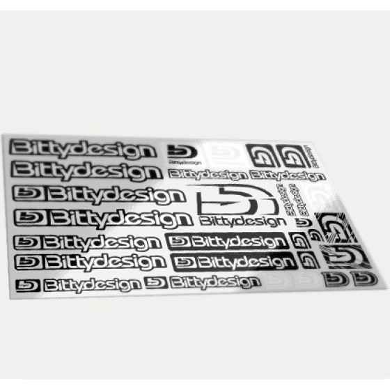 Bittydesign Onroad Decal Sheet 21.5x14.3cm