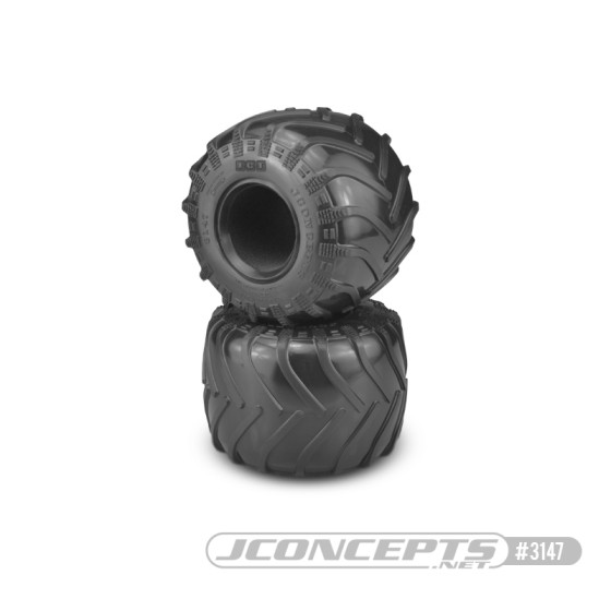 Jconcepts Tire JCT - Monster Truck tire - gold compound (Fits - #3377 2.6 x 3.6 MT wheel)