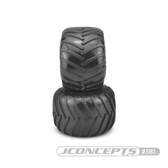Jconcepts Golden Years Gold Years - Monster Truck tire - gold compound (Fits - #3377 2.6 x 3.6 MT wheel)