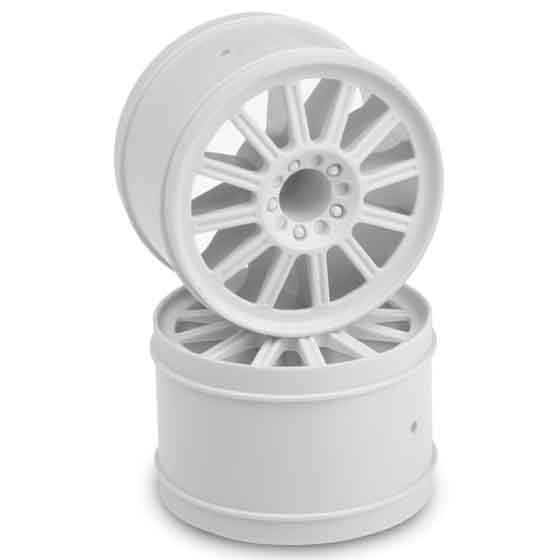 Jconcepts Rulux - 2.8 E-Stampede - Rustler 2wd front and 4x4 F&R wheel (white) - 2pc
