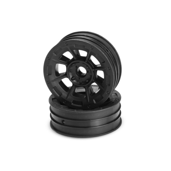 Jconcepts Hazard - 1.9 RC10 front wheel - black (3/16 x 5/16 flanged bearing fit)
