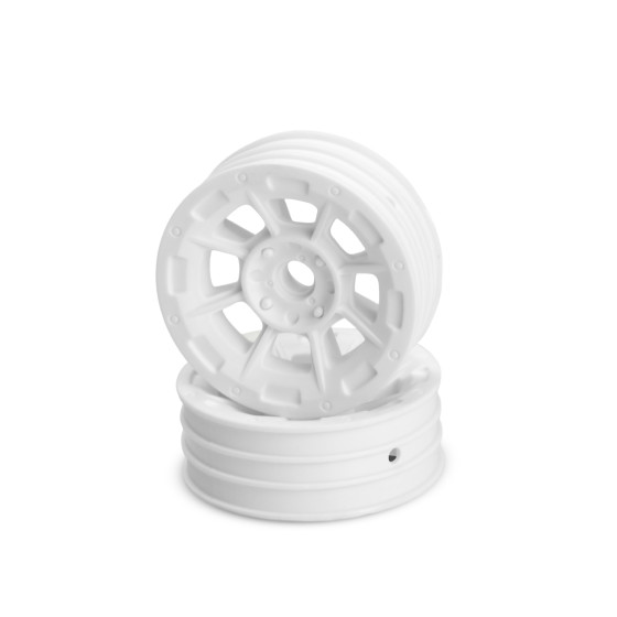 Jconcepts Hazard - 1.9 RC10 front wheel - white (3/16 x 5/16 flanged bearing fit)