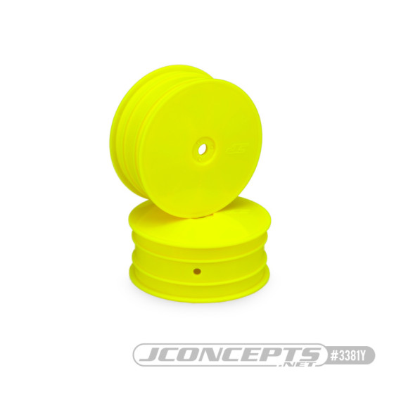 Jconcepts Mono - B74 | B64 | Yokomo YZ4-SF front wheel (yellow) - 4pc