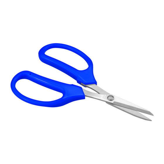 Jconcepts Dirt Cut - Precision straight scissors, stainless steel - blue