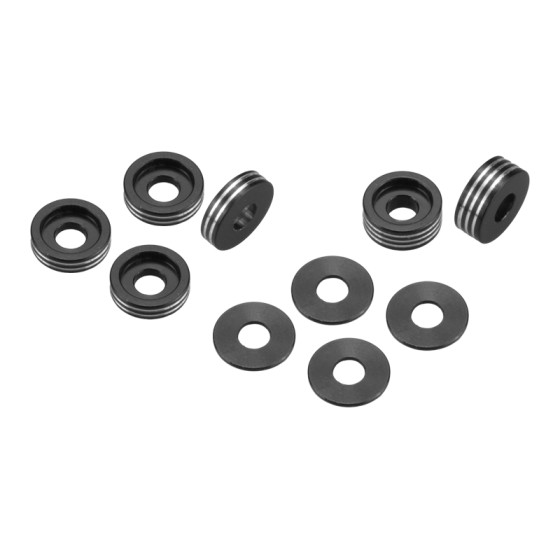 Jconcepts Dirt Racing Products - recessed ball-stud washer - set (black)