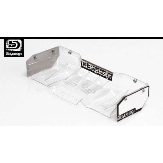 Bittydesign ZERIFUS Lexan wing for 1/8 buggy-truggy (clear)