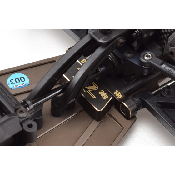 Revolution Design EB410 Brass Rear Chassis Weight