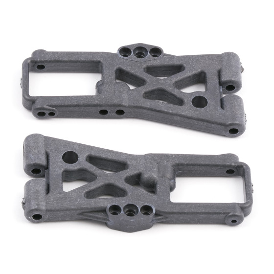 Team Associated FT Molded Carbon Suspension Arms, front
