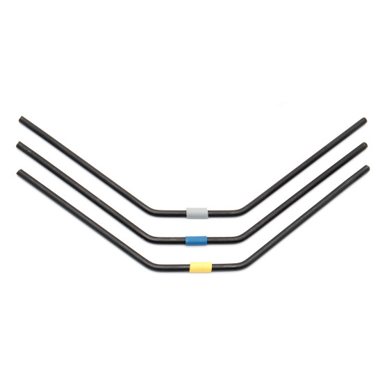 Team Associated RC8B3 FT Front Anti-roll Bars, 2.6-2.8mm
