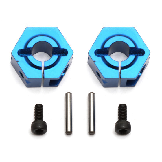 Team Associated Clamping Hexes, rear