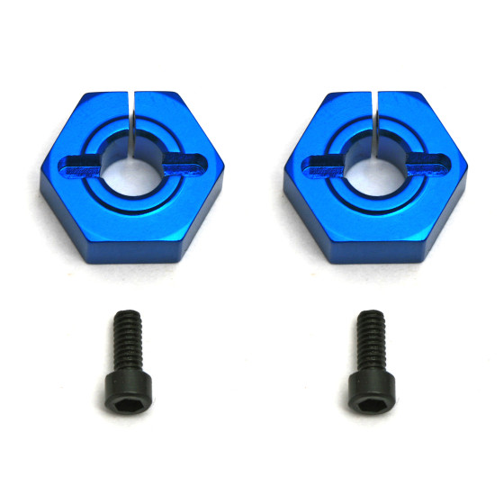 Team Associated FT 12 mm Alum. Clamping Wheel Hexes, Buggy Front